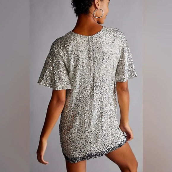 Jen’s Pirate Booty Dress Women’s XS Water Sequin Mini For Free People Ombré - Picture 2 of 10